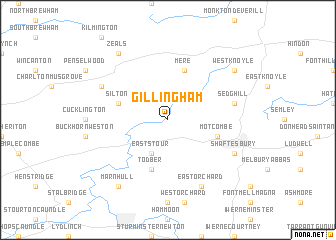 map of Gillingham