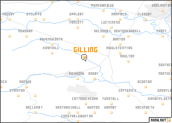 map of Gilling