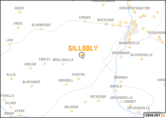 map of Gillooly