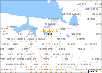 map of Gillote