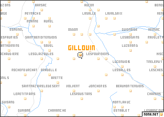 map of Gillouin
