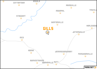 map of Gills