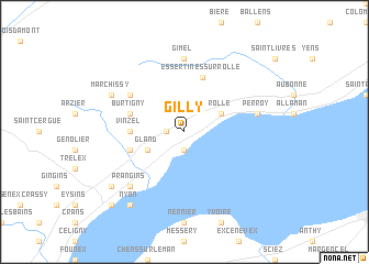 map of Gilly