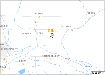 map of Gill