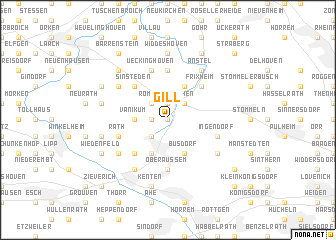 map of Gill