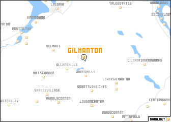 map of Gilmanton