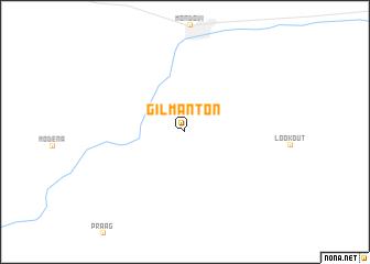 map of Gilmanton