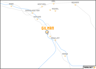 map of Gilman