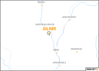 map of Gilman