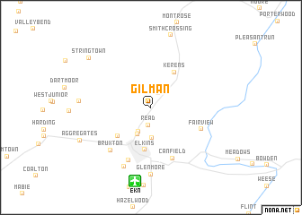 map of Gilman