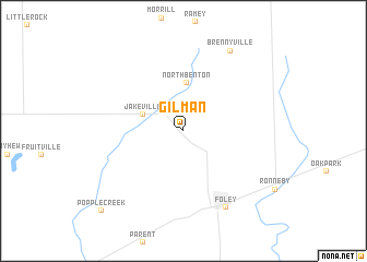 map of Gilman