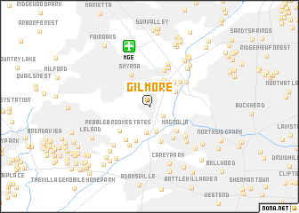 map of Gilmore