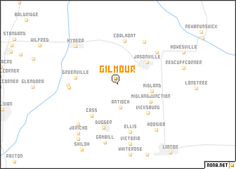 map of Gilmour