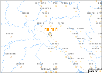 map of Gilolo