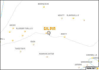 map of Gilpin