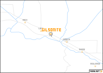 map of Gilsonite