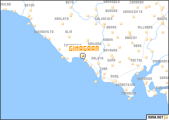 map of Gimagaan