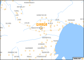 map of Gimaga
