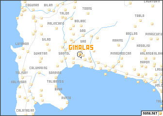 map of Gimalas