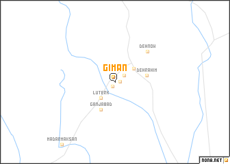 map of Gīmān