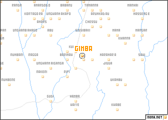 map of Gimba