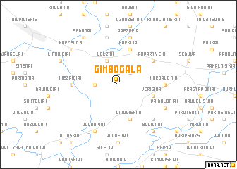 map of Gimbogala