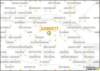 map of Gimbrett