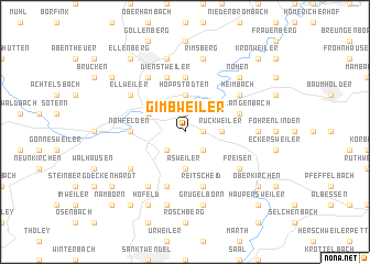 map of Gimbweiler