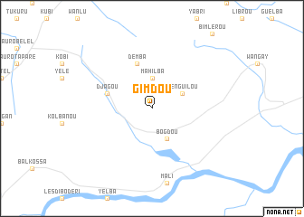 map of Gimdou