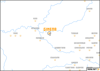 map of Gimena