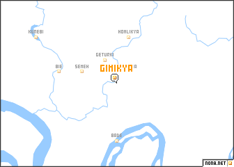 map of Gimikya