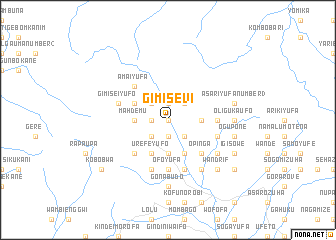 map of Gimisevi