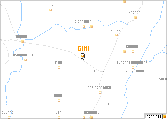 map of Gimi