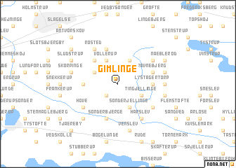 map of Gimlinge