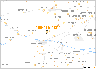 map of Gimmeldingen