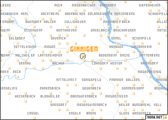 map of Gimmigen