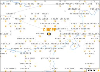 map of Gimnée