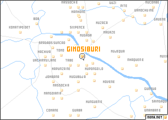 map of Gimo Siburi