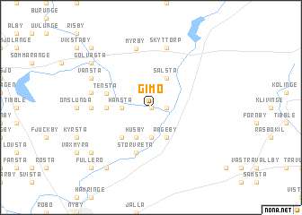 map of Gimo