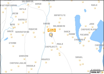 map of Gimo