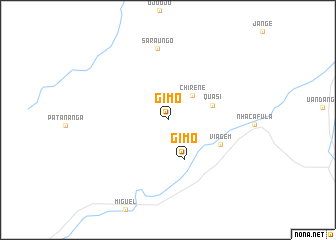 map of Gimo