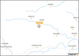 map of Gimo