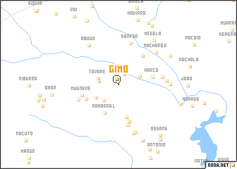 map of Gimo