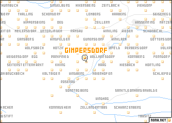map of Gimpersdorf