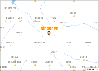 map of Gina Ager