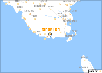 map of Ginablan