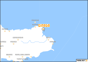 map of Ginada