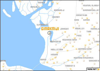 map of Ginak Niji