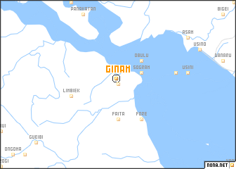 map of Ginam