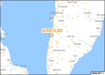 map of Ginatilan